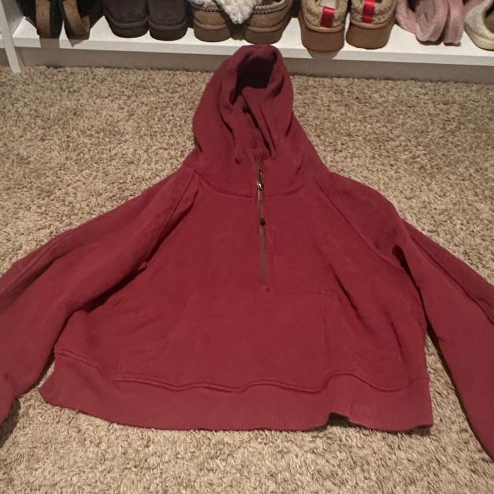 Lululemon Athletica Maroon Hoodie